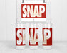 Snap Red Double Insulated Stainless Steel Tumbler