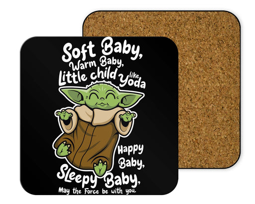 Soft Baby Alien Coasters