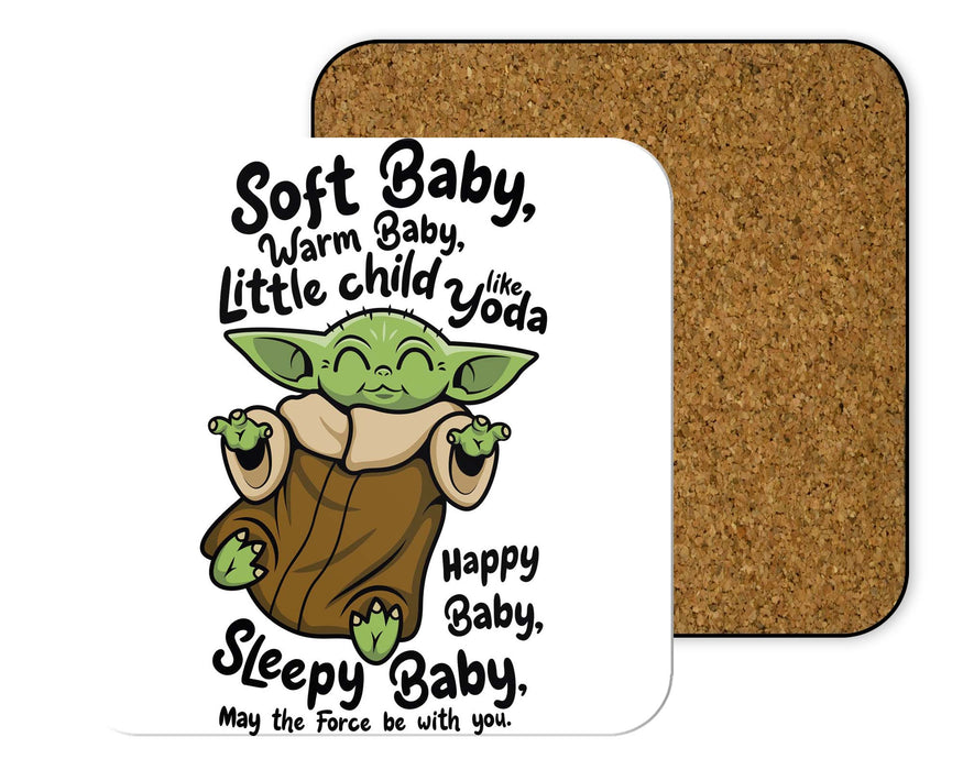 Soft Baby Alien V2 Coasters