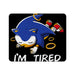 Sonic Tired Mouse Pad