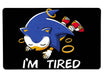 Sonic Tired Large Mouse Pad