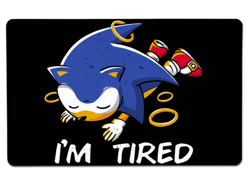 Sonic Tired Large Mouse Pad