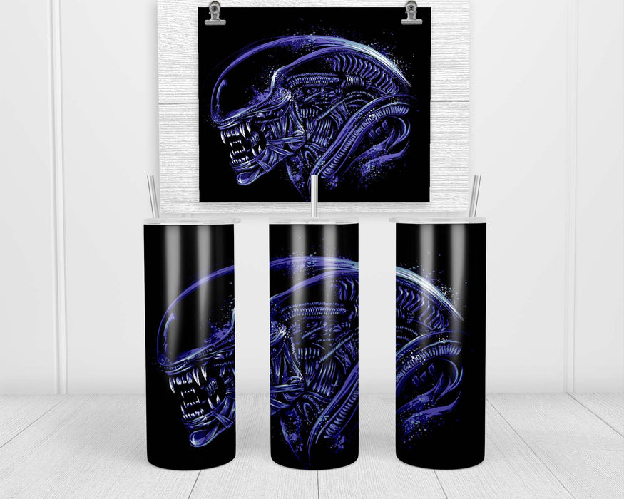 Space Nightmare Purple Double Insulated Stainless Steel Tumbler