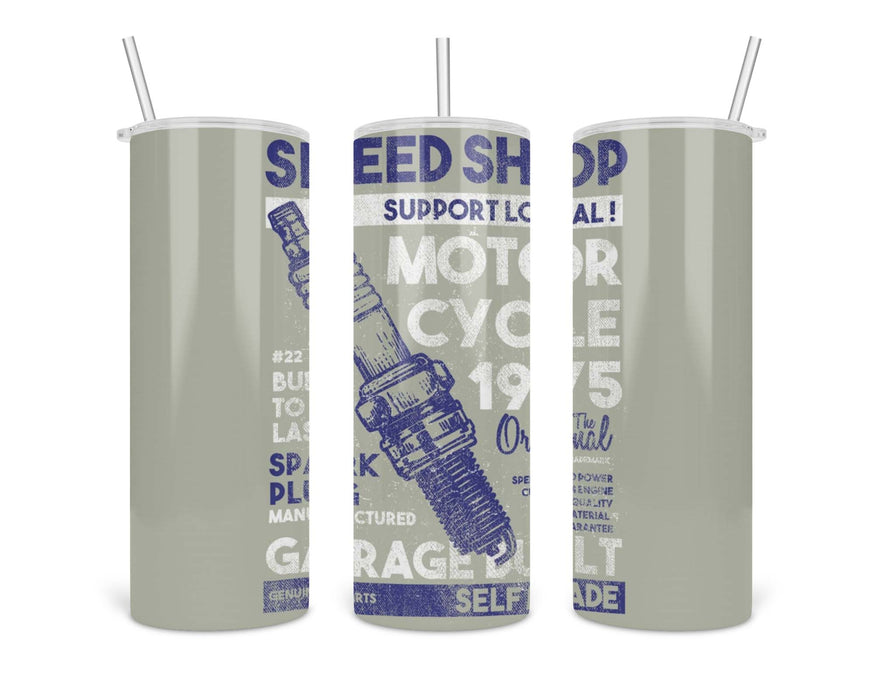 Spark Plug Double Insulated Stainless Steel Tumbler