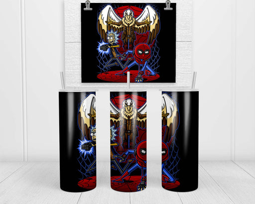 Spider Morty Vulture Person 2 Double Insulated Stainless Steel Tumbler