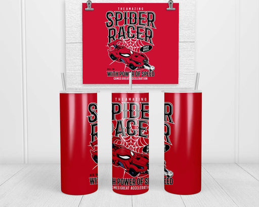 Spider Racer Double Insulated Stainless Steel Tumbler