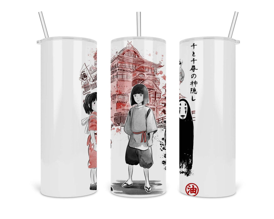 Spirited Sumi E Double Insulated Stainless Steel Tumbler