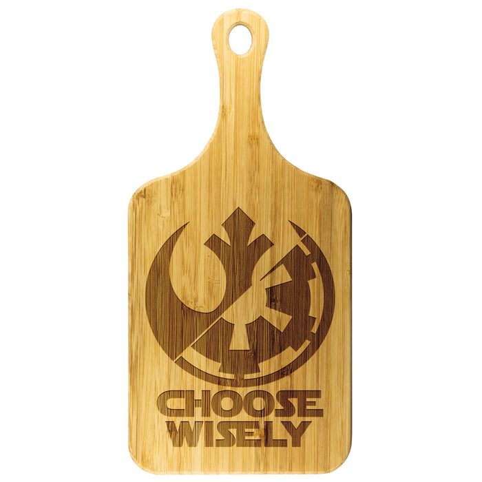 Star Wars Choose Wisely Wooden Cutting Board - Small