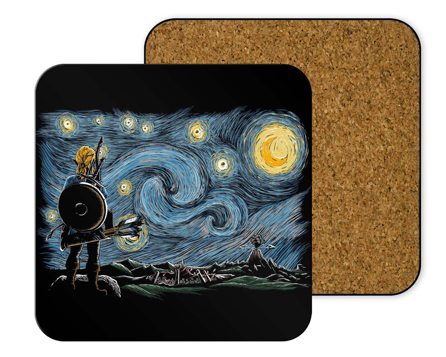Starry Breath Coasters