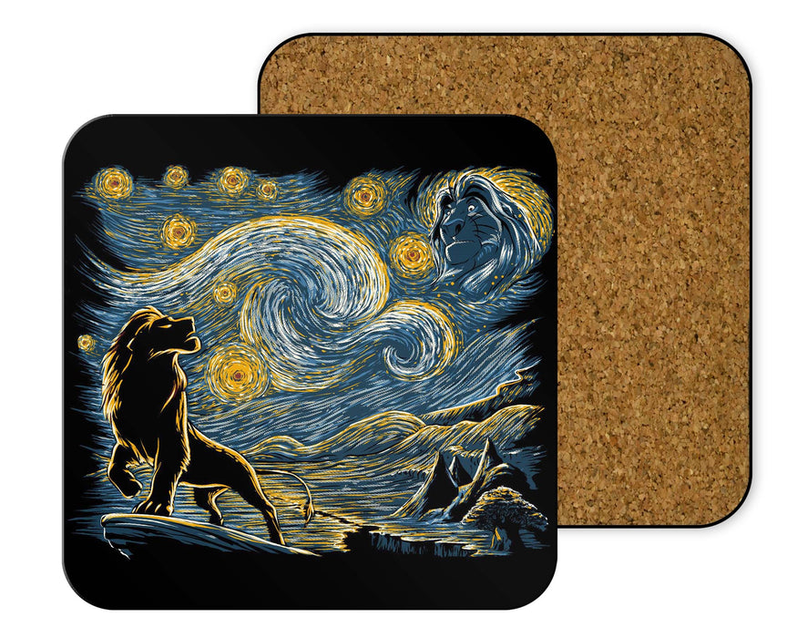 Starry King Coasters