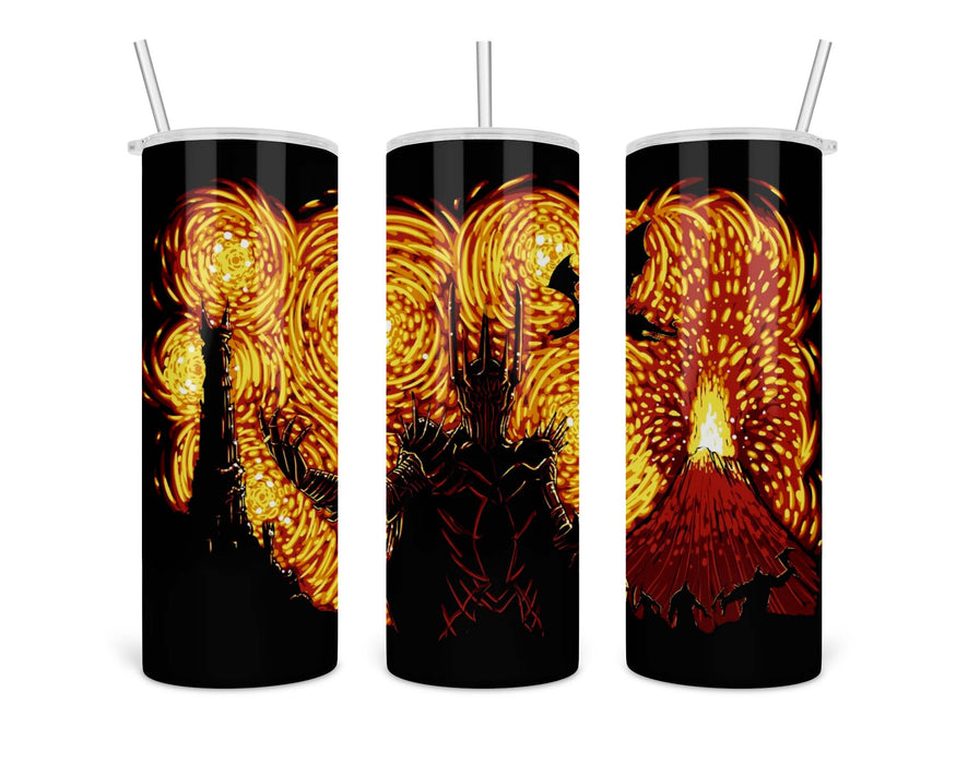 Starry Middle Earth Double Insulated Stainless Steel Tumbler