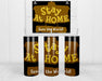 Stay At Home Save The World Double Insulated Stainless Steel Tumbler