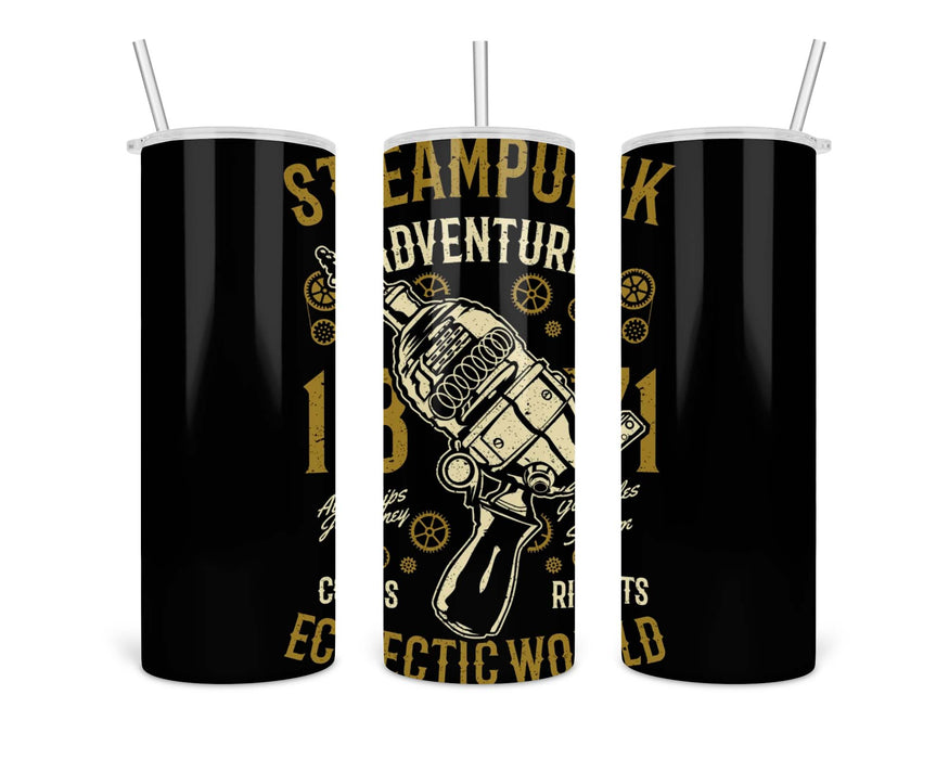 Steampunk Adventure Double Insulated Stainless Steel Tumbler