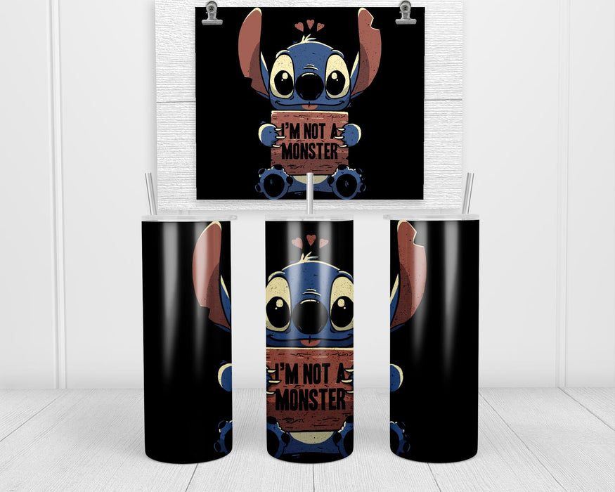Stitch Not A Monster Double Insulated Stainless Steel Tumbler