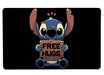 Stitch Free Hugs Large Mouse Pad