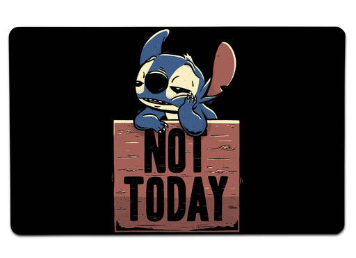 Stitch Not Today Large Mouse Pad