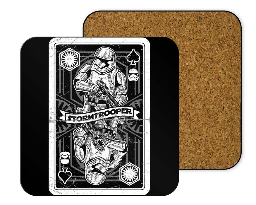 Stormtrooper Playing Card Coasters