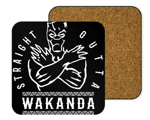 Straight Outta Wakanda Coasters