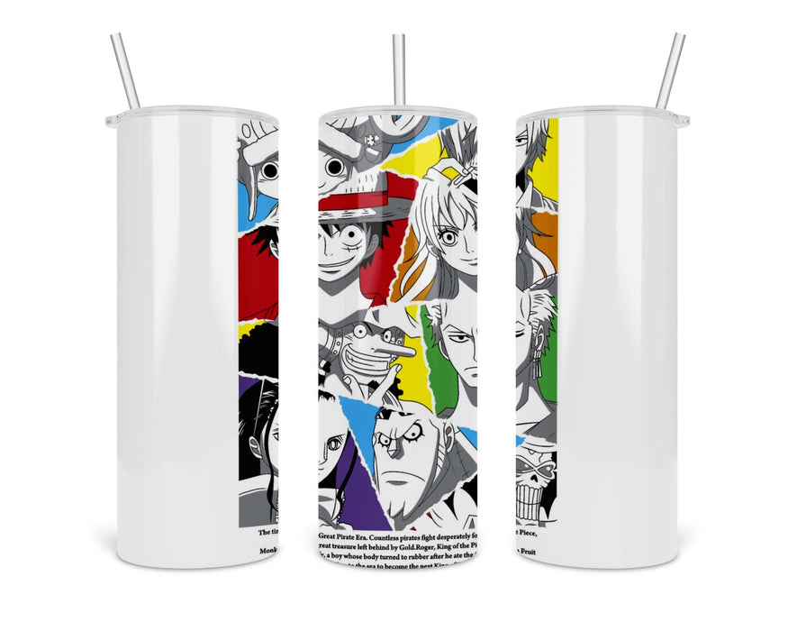 Strawhat Pirates Crew Double Insulated Stainless Steel Tumbler