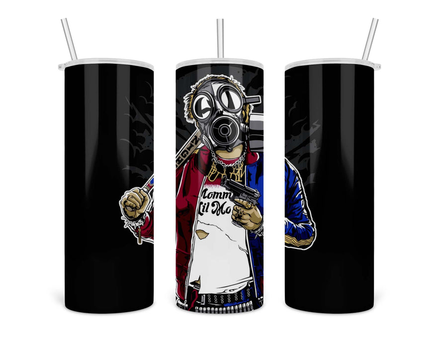 Suicide Gasmask Double Insulated Stainless Steel Tumbler
