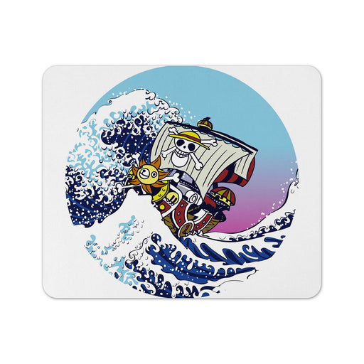 Sunny And The Great Wave Mouse Pad