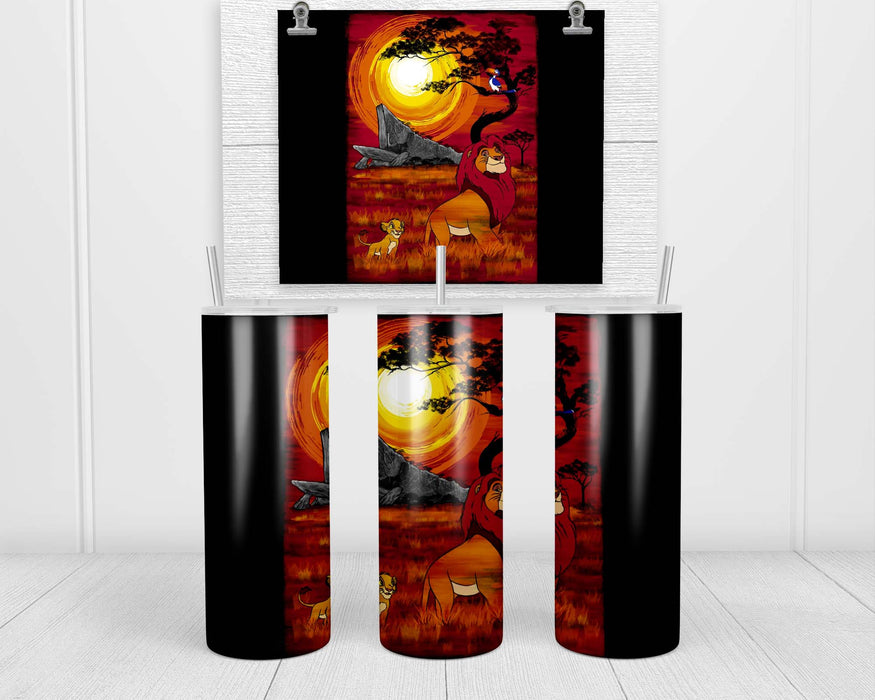 Sunset In The Pride Lands Double Insulated Stainless Steel Tumbler
