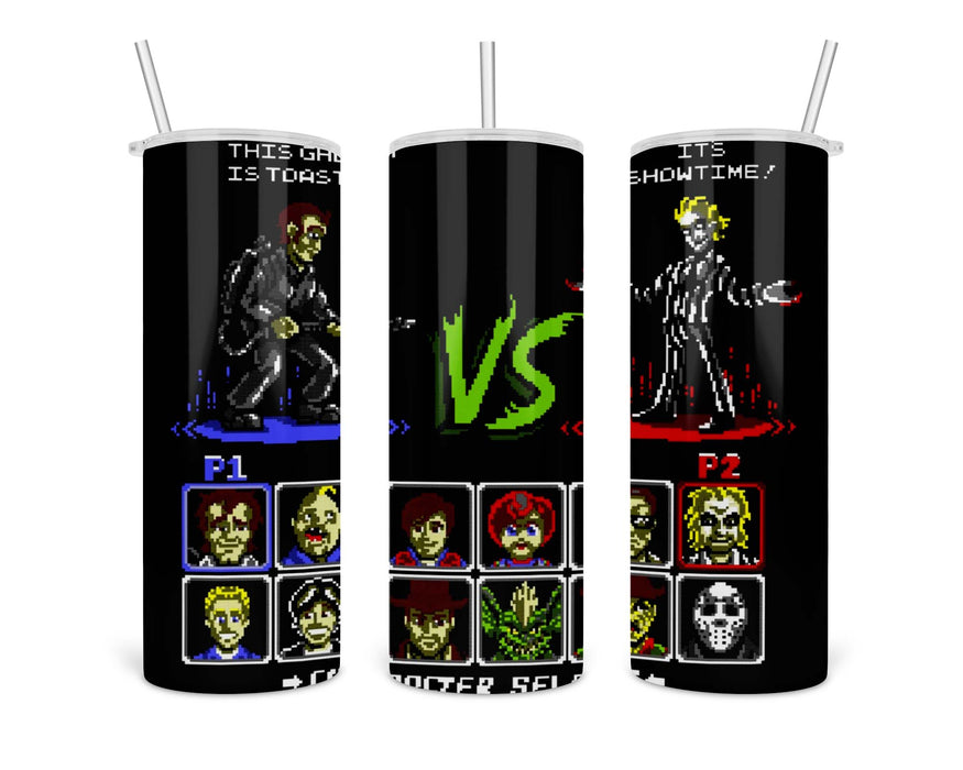 Super 80s Good Vs Evil Double Insulated Stainless Steel Tumbler