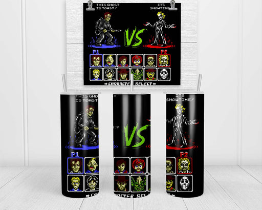 Super 80s Good Vs Evil Double Insulated Stainless Steel Tumbler