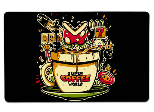 Super Coffee World Large Mouse Pad
