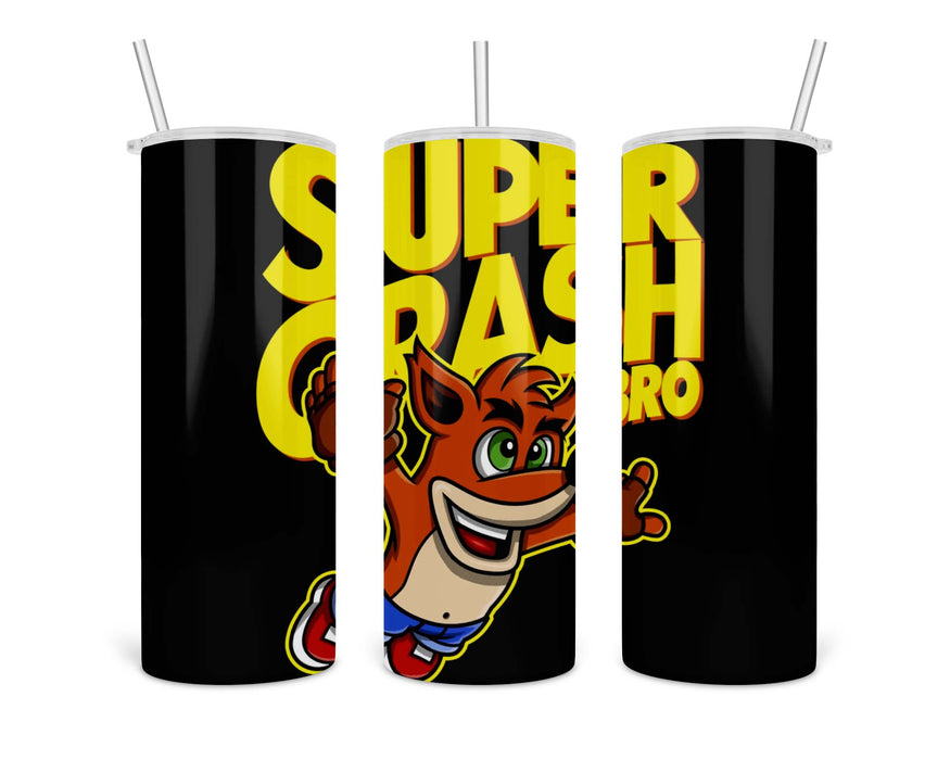 Super Crash Bros Double Insulated Stainless Steel Tumbler