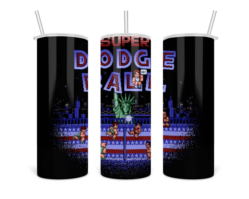 Super Dodge Ball Double Insulated Stainless Steel Tumbler