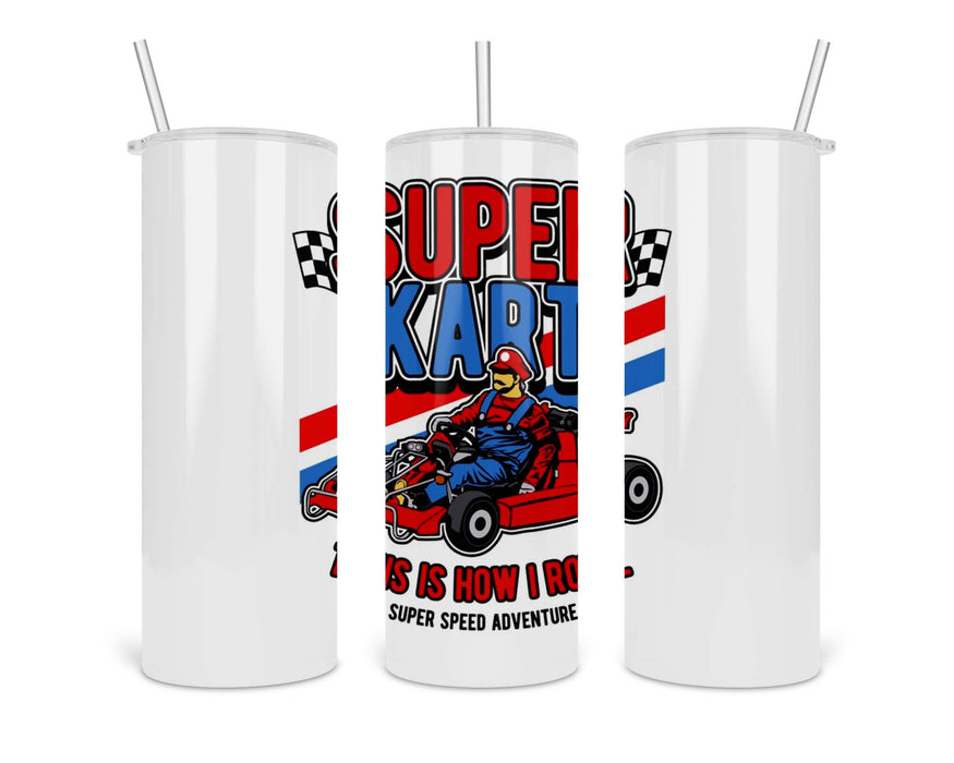 Super Kart Double Insulated Stainless Steel Tumbler