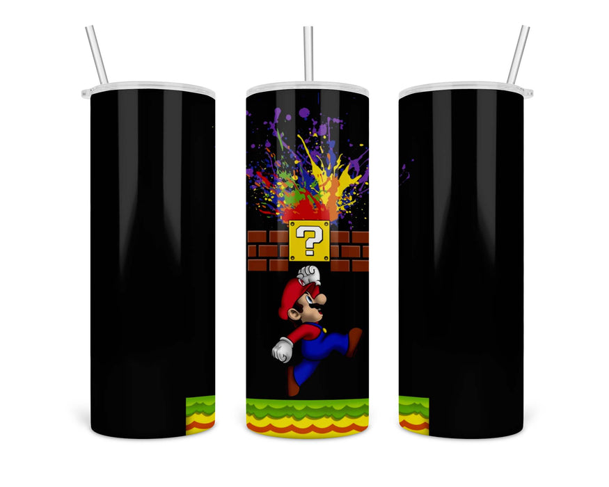 Super Paint Splatter Double Insulated Stainless Steel Tumbler
