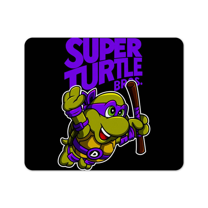 Super Turtle Bros Donnie Mouse Pad