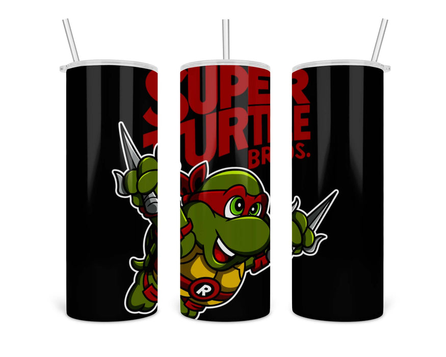 Super Turtle Bros Raph Double Insulated Stainless Steel Tumbler