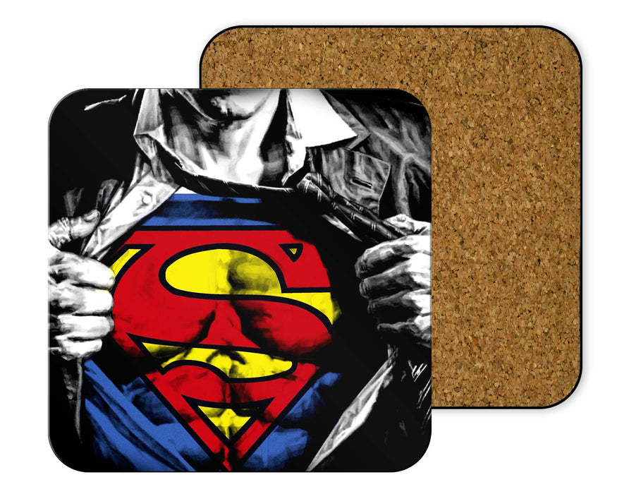 Superman Logo Coasters