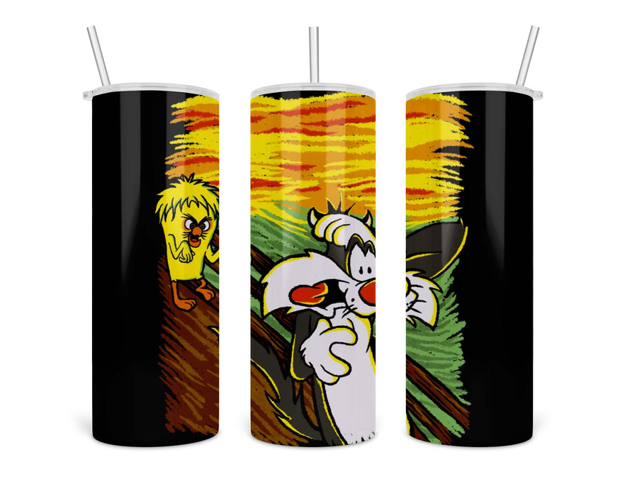 Sylvester’s Scream Double Insulated Stainless Steel Tumbler