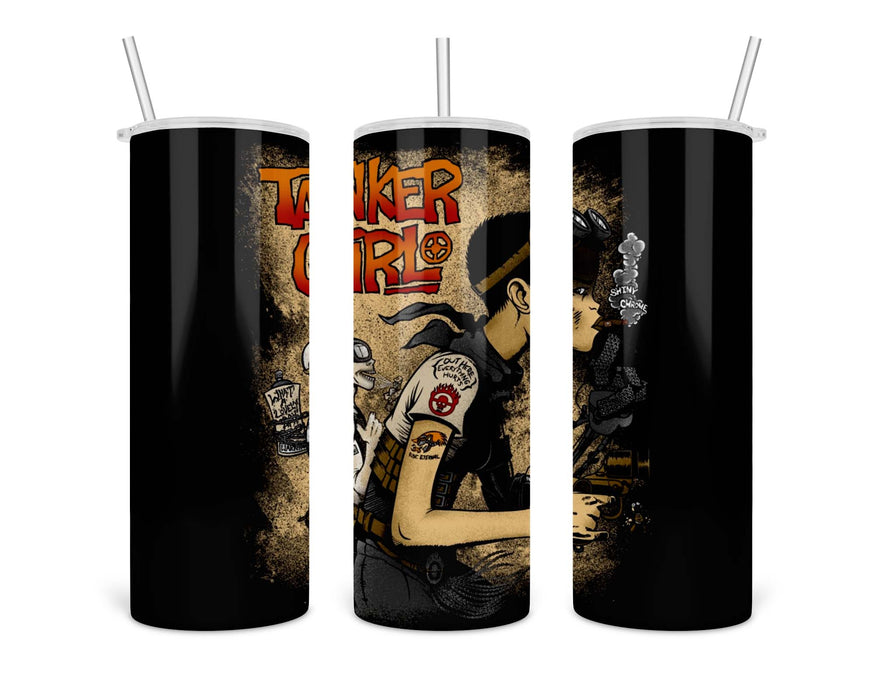 Tanker Girl Double Insulated Stainless Steel Tumbler