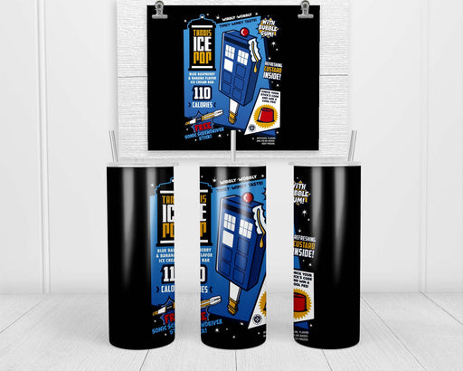 Tardis Ice Pop Double Insulated Stainless Steel Tumbler