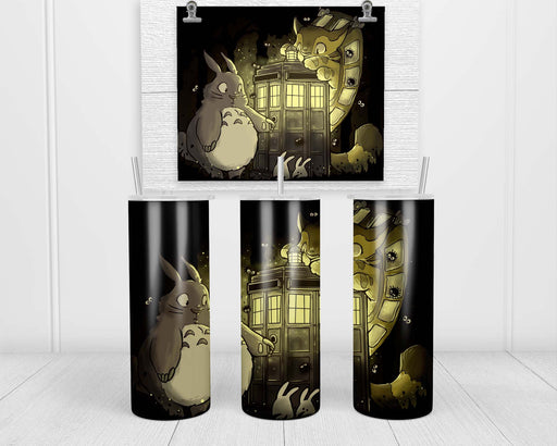 Tardis In The Forest Double Insulated Stainless Steel Tumbler