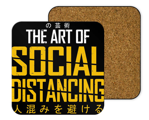 The Art Of Social Distancing Coasters