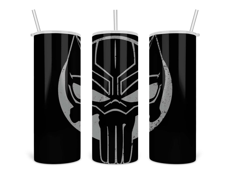 The Black Punisher Double Insulated Stainless Steel Tumbler