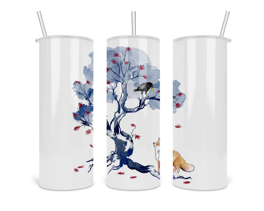The Fox And Crow Double Insulated Stainless Steel Tumbler