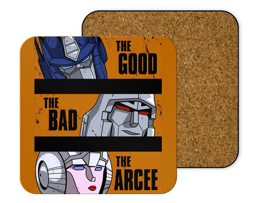 The Good Bad And Arcee Coasters