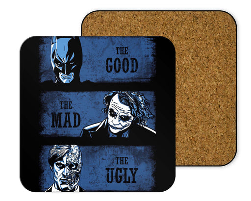 The Good Mad And Ugly Coasters