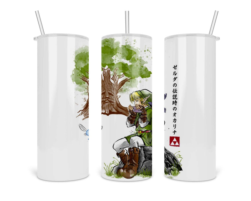 The Great Deku Watercolor Double Insulated Stainless Steel Tumbler