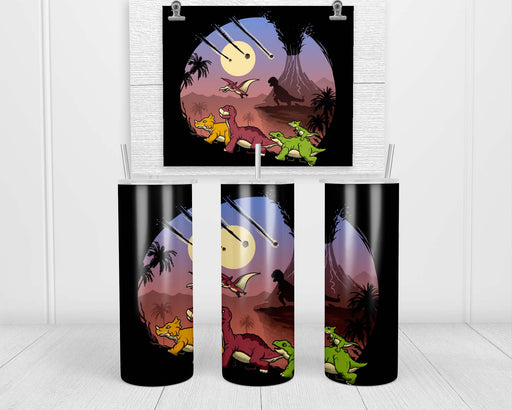 The Land Before Extinction Double Insulated Stainless Steel Tumbler