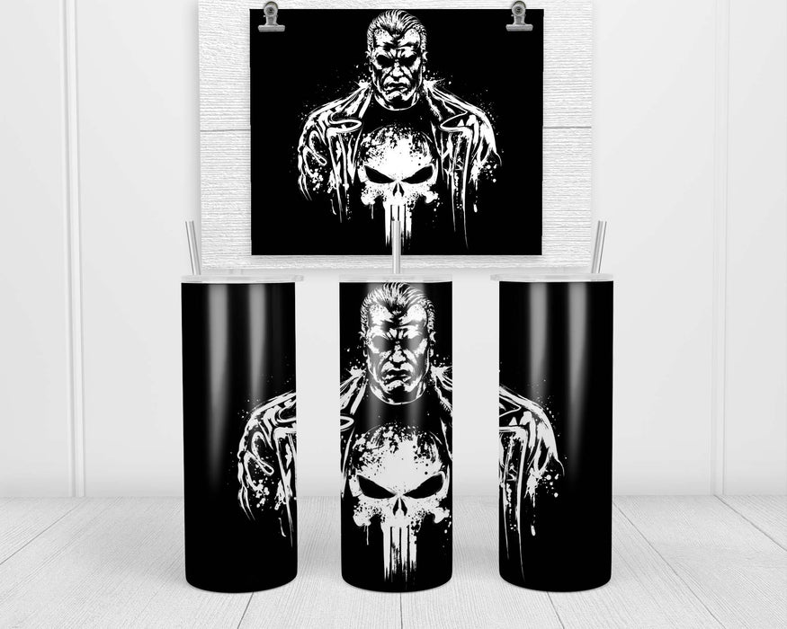 The Man Behind Skull Double Insulated Stainless Steel Tumbler