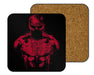 The Man Without Fear Coasters