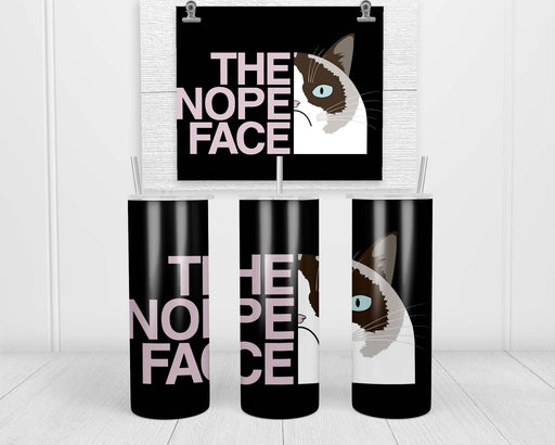 The Nope Face Double Insulated Stainless Steel Tumbler